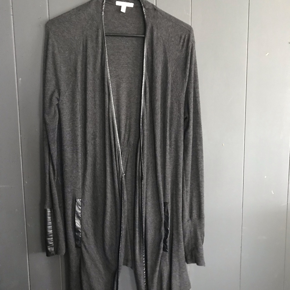 Anthropologie Bordeaux cardigan